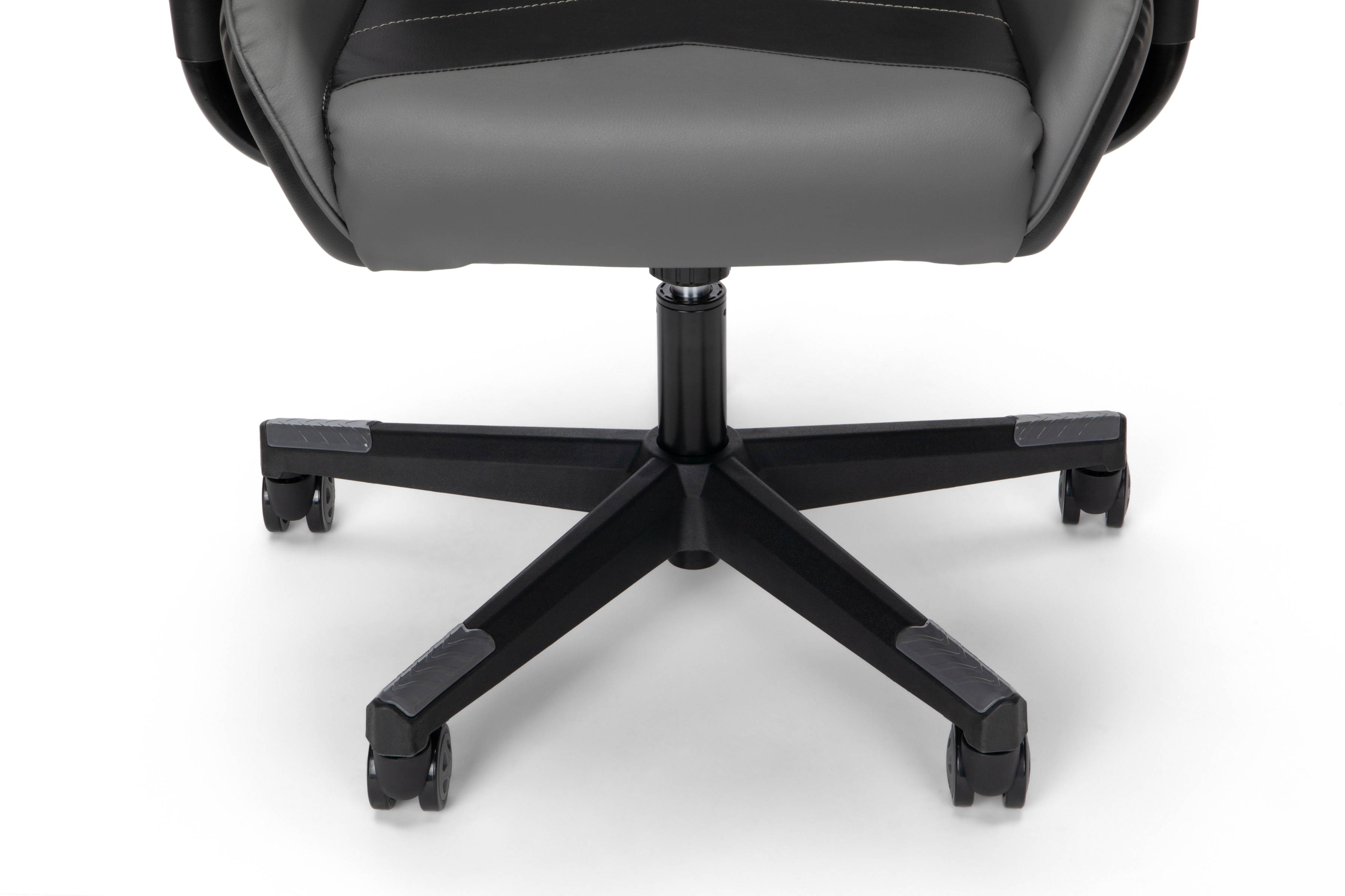 Essentials Collection High Back PU Leather Gaming Chair, in Grey (ESS-6075-GRY)