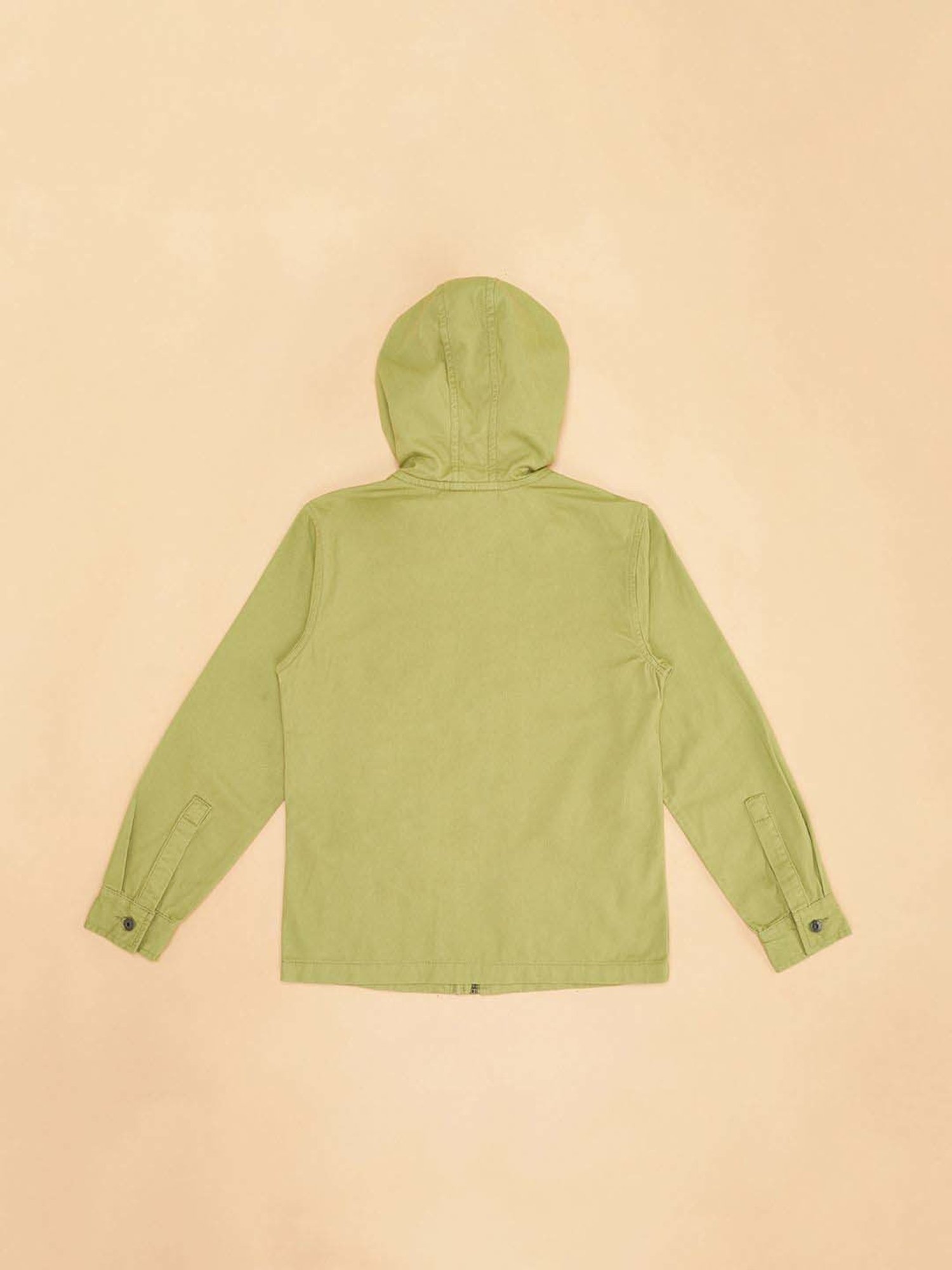 Pantaloons Junior Kids Olive Cotton Applique Full Sleeves Shirt