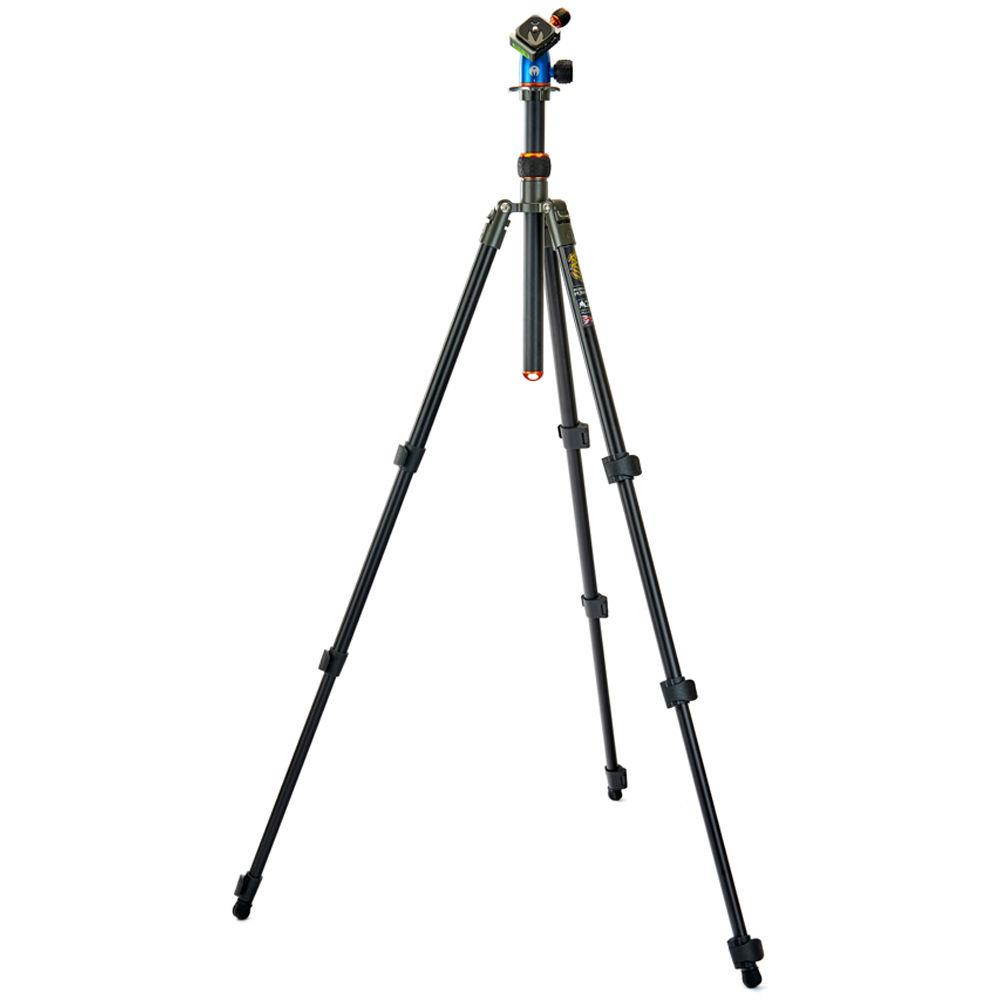 3 Legged Thing Punks Patti Magnesium Alloy Tripod, Blue AirHed Mini, Gray #PATTI