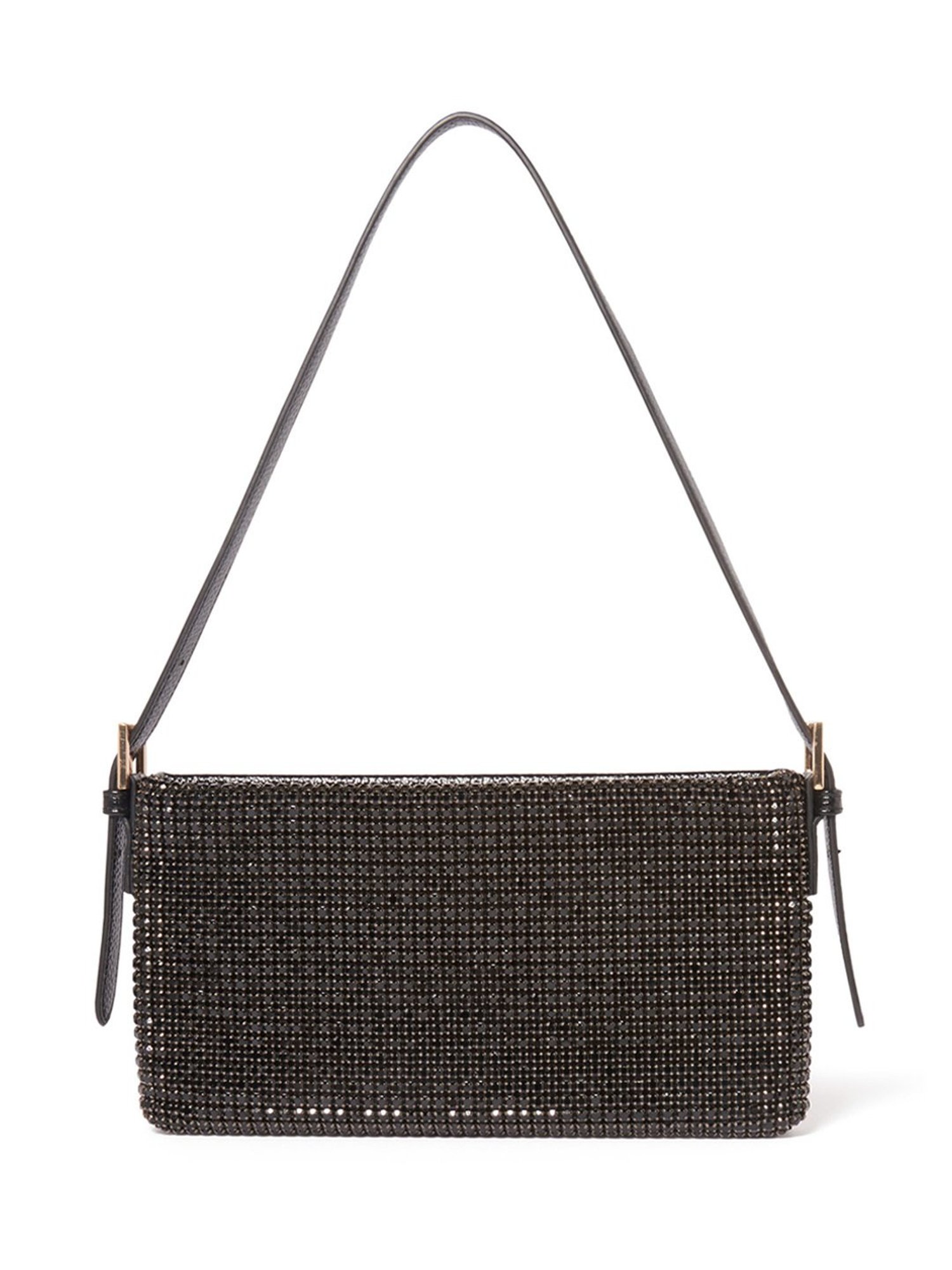 Forever New Black Embellished Medium Shoulder