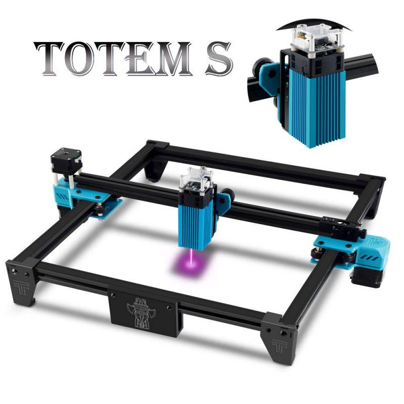 Totem CNC Laser Engraving Machine 2.5W 30 x 40cm 2Axis DIY Engraver Desktop Wood Router / Cutter / Printer + Laser Goggles