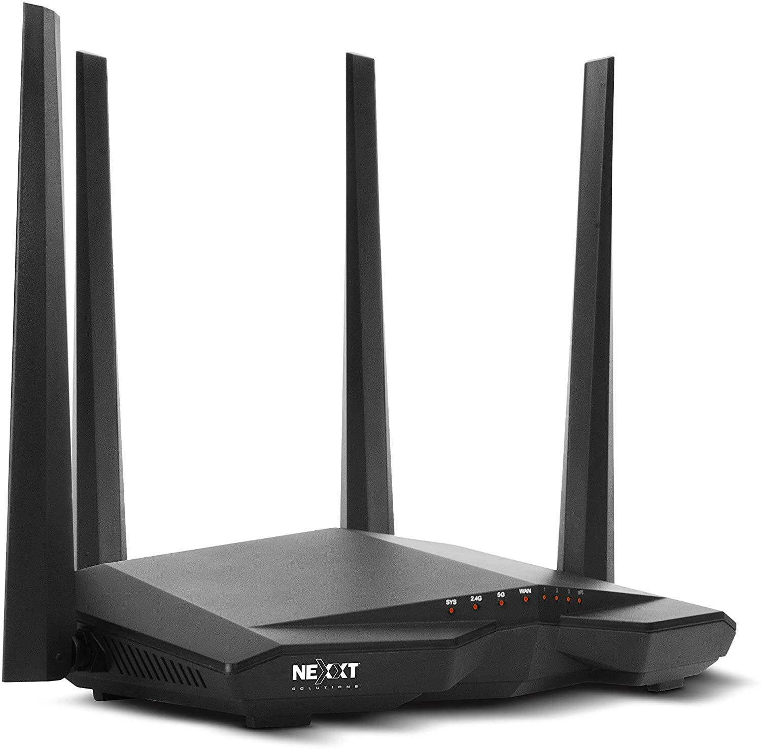 Nexxt Solutions Wireless High Speed AC1200 Dual Band Router [Nebula1200] | 1200Mbps Fast Ethernet with Signal Amplifying Antenna