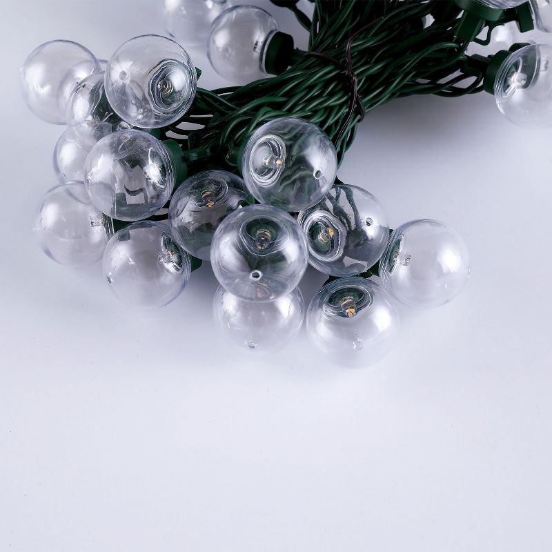 Home Heritage Outdoor Christmas 300 LED Bulb String Light, Clear & Multicolored