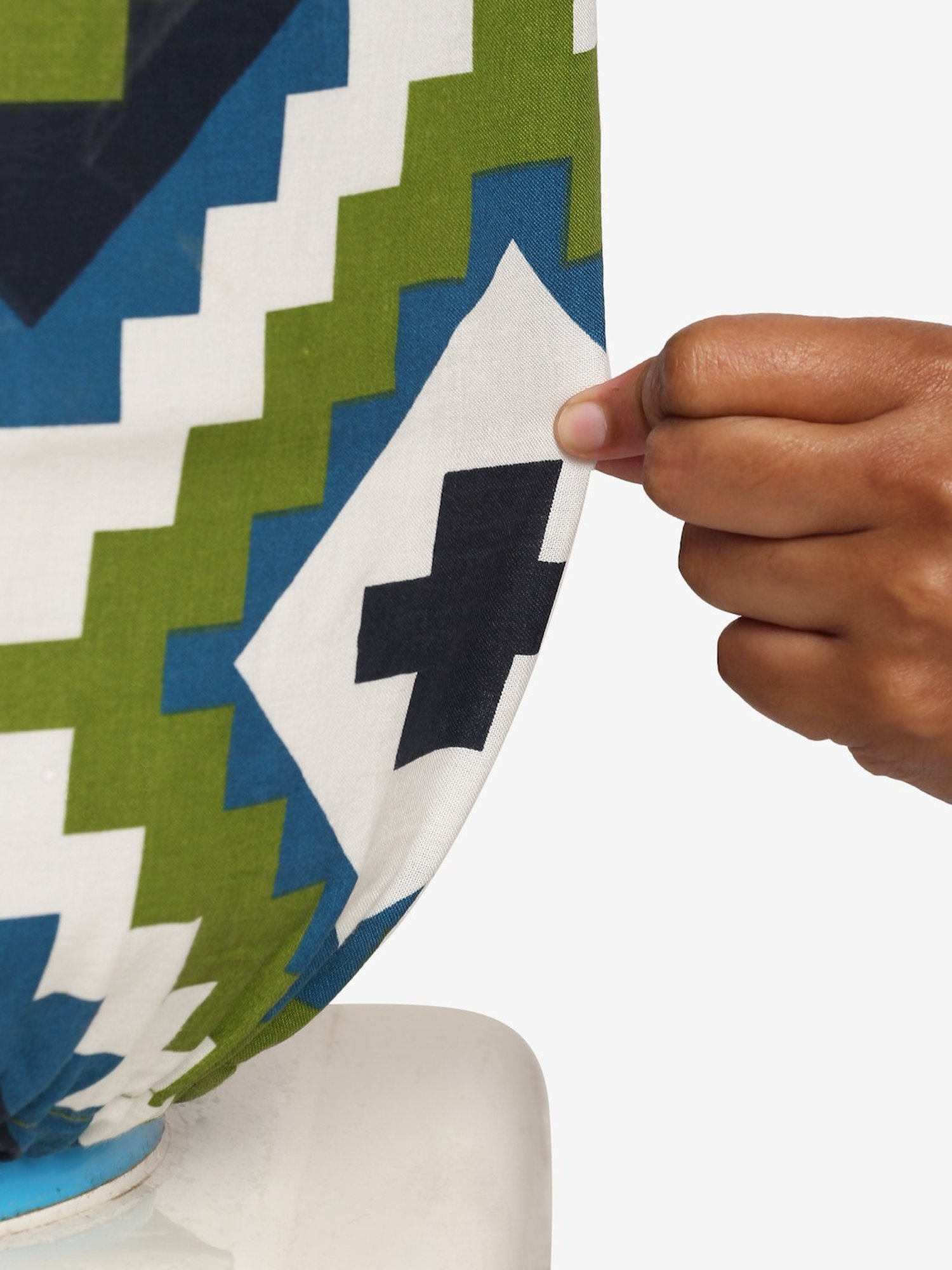 Swayam Printed Multicolor Cotton Water Bottle Cover for 20 Liter Jar