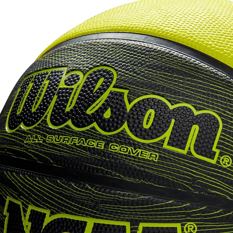 Wilson Hypershot 28.5" Basketball - Black/Lime