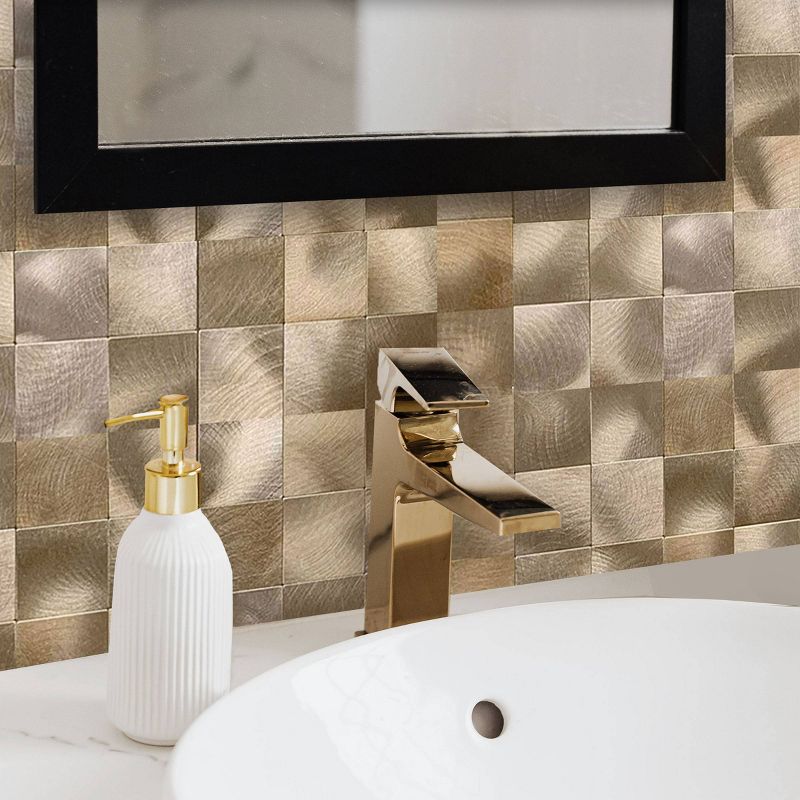 DIP Design is Personal 10pk Copper Wire 12'' x 12'' Tiles Backsplash