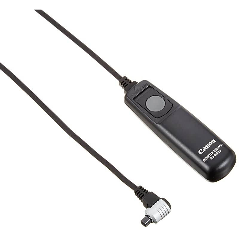 RS80N3 Remote Switch for EOS1V1VHS EOS3 EOSD2000 D30 D60 1D 1Ds EOS1D Mark II III EOS1Ds Mark II III EOS10D 20D 30D 40D 50D 5D + Cleaning Kit