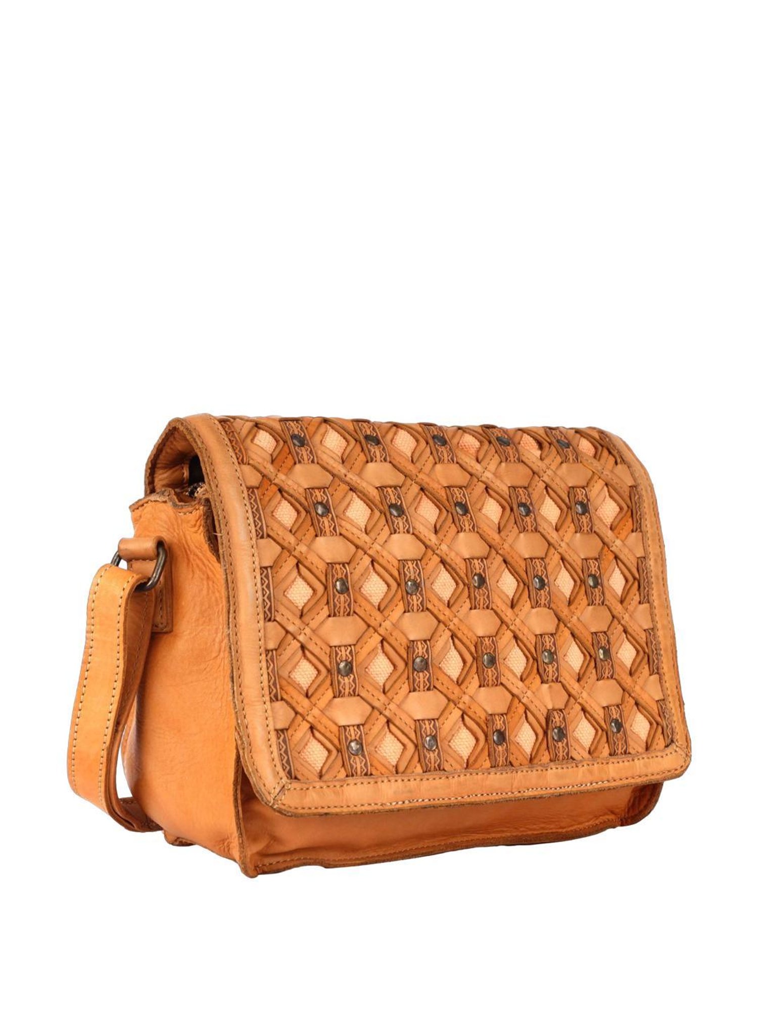 KOMPANERO Valentina Tan Textured Cross Body Bag
