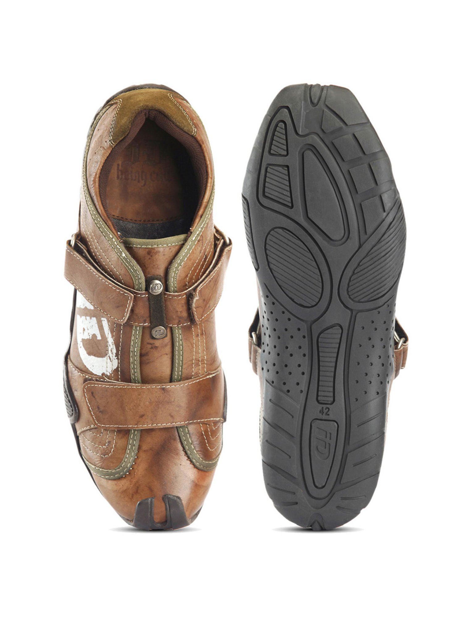 ID Men's Brown Casual Loafers