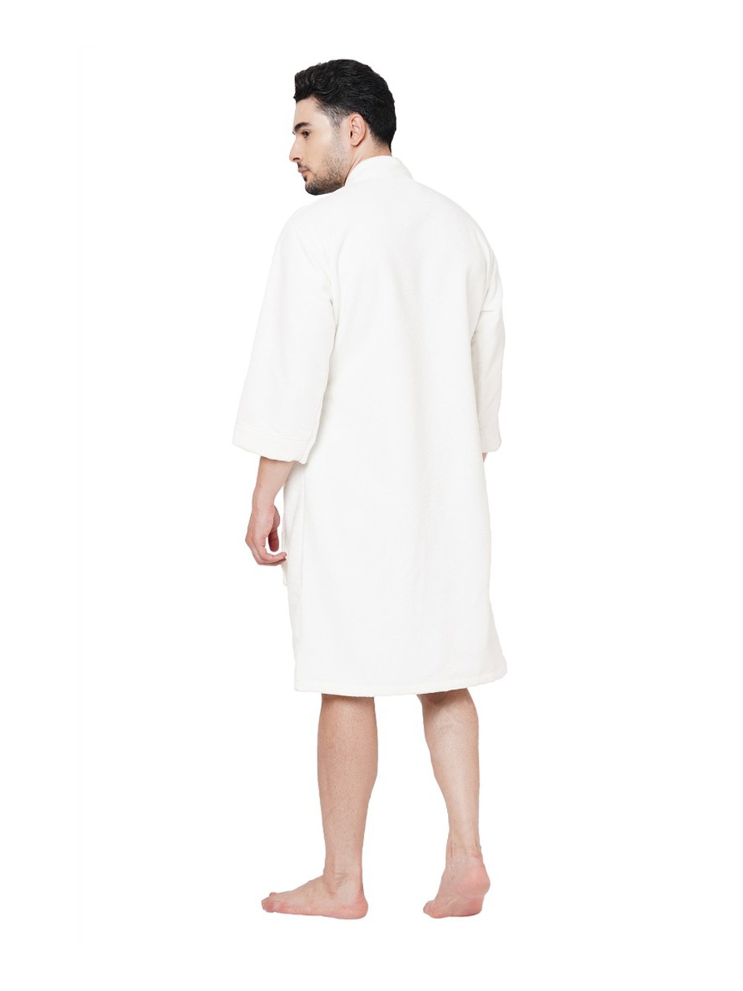 Trident Comfort Living Grey Cotton 380 GSM Bathrobe