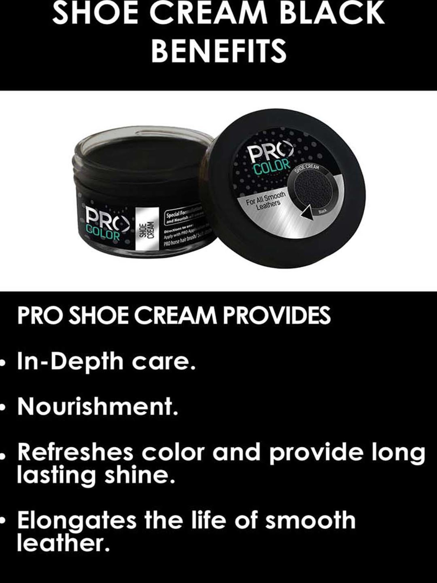 Pro Multicoloured Shoe Cream (Pack of 2)