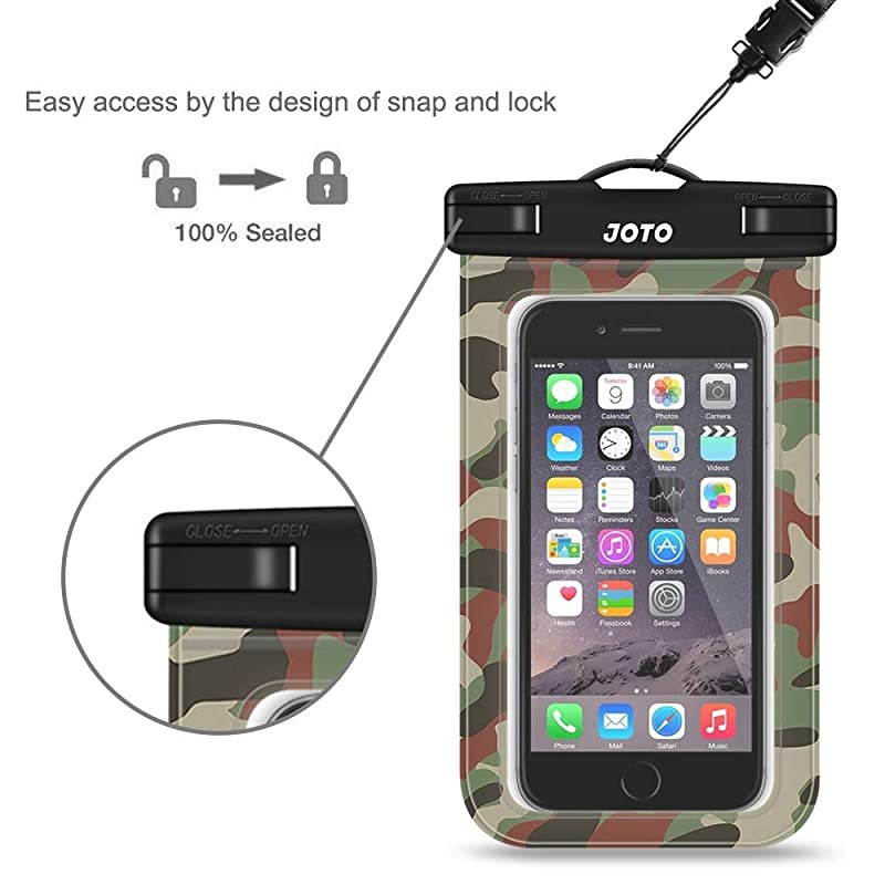 Universal Waterproof Pouch Cellphone Dry Bag Case for iPhone 11 Pro Max Xs Max XR X 8 7 6S Plus SE Galaxy S20 Ultra S20+ S10 Plus S10e S9 Plus S8Note 10+ 9 Pixel 4 XL up to 69 Camo