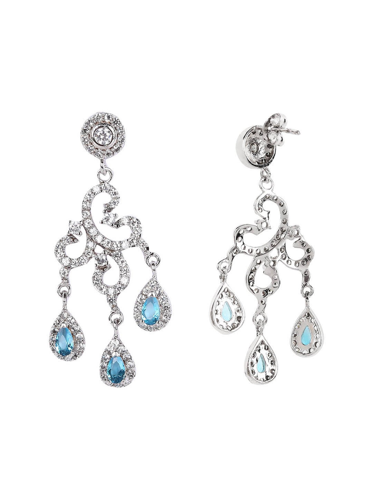 The Real Effect London 800 Silver Earrings for Women
