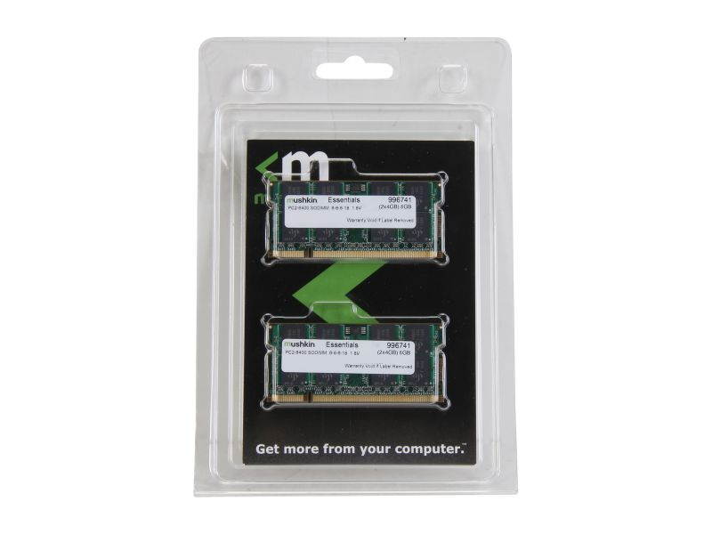 Mushkin Enhanced Essentials 2GB 200-Pin DDR2 SO-DIMM DDR2 800 (PC2 6400) Laptop Memory Model 991577