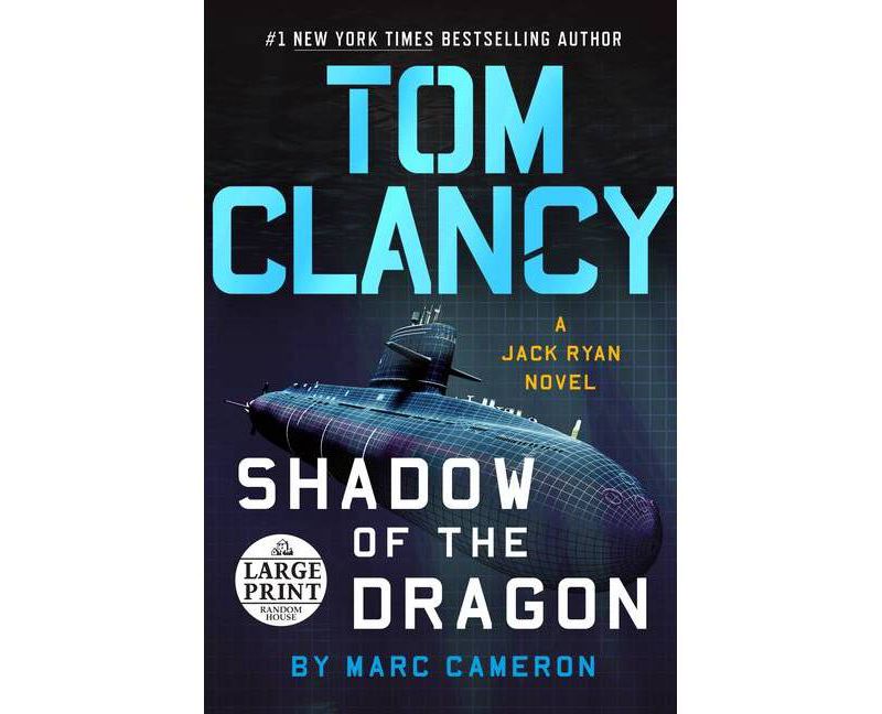 Tom Clancy Shadow of the Dragon - (Jack Ryan Novel) Large Print by  Marc Cameron (Paperback)