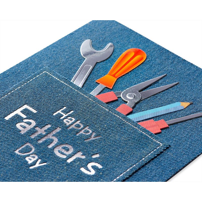 Father's Day Greeting Card Jean Pocket and Tools - PAPYRUS