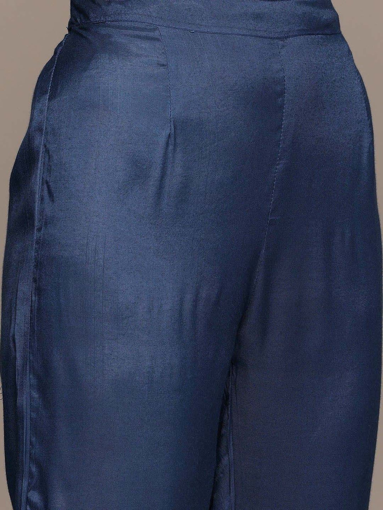 READIPRINT FASHIONS Blue Printed Kurta Pant Set With Dupatta