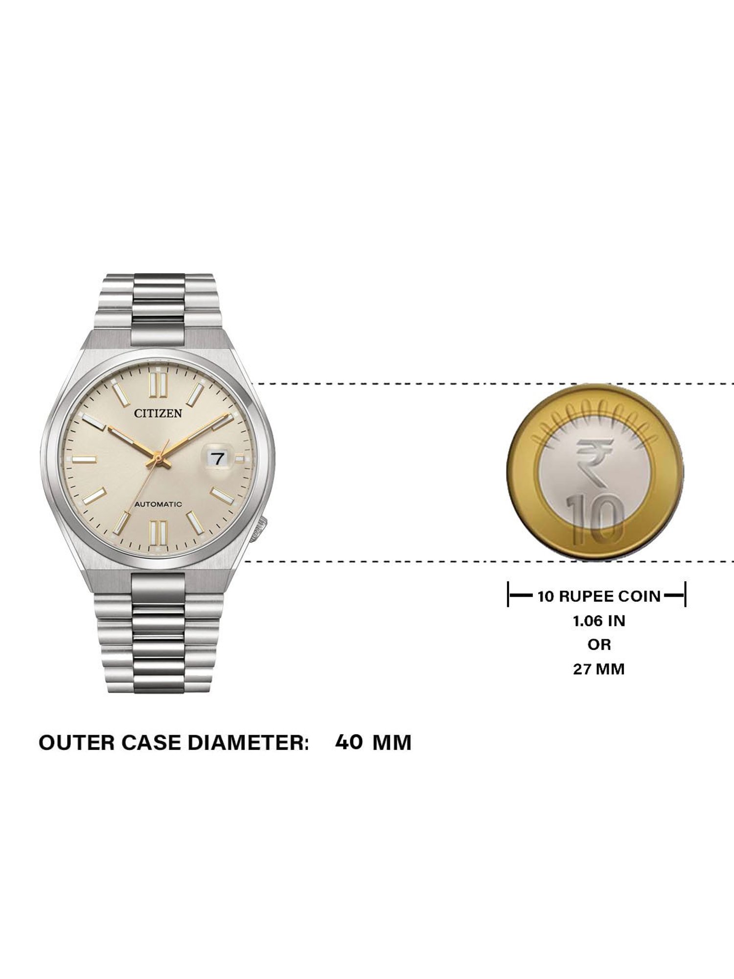 Citizen NJ0151-88W Analog Watch for Men