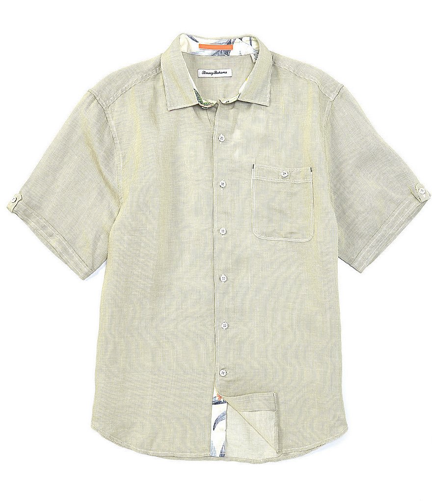 Visconti Geo Floral Print Short-Sleeve Woven Shirt