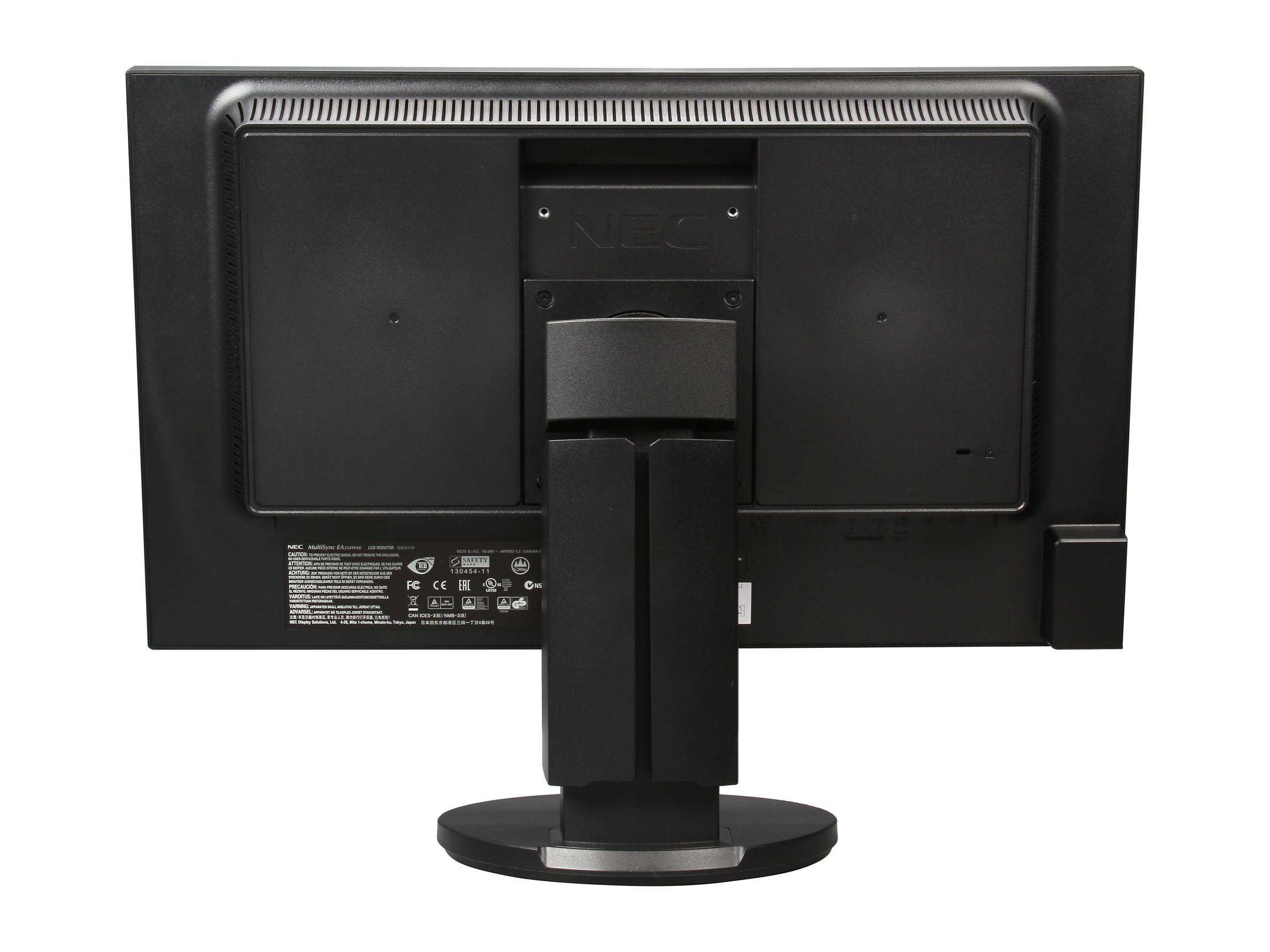 NEC EA234WMI-BK Black 23" Widescreen LED Backlight Desktop Monitor Built-in Speakers