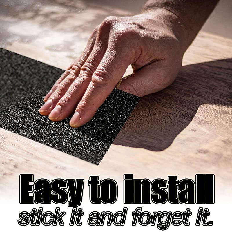 Grip Tape Roll 4 Inch x 30 Foot | AntiSkid Tape with High Traction 80 Grit | Weatherproof Tread for Indoors Outdoors | NonSlip Safety Grippy Pad for Stairs Steps Deck Ladder More