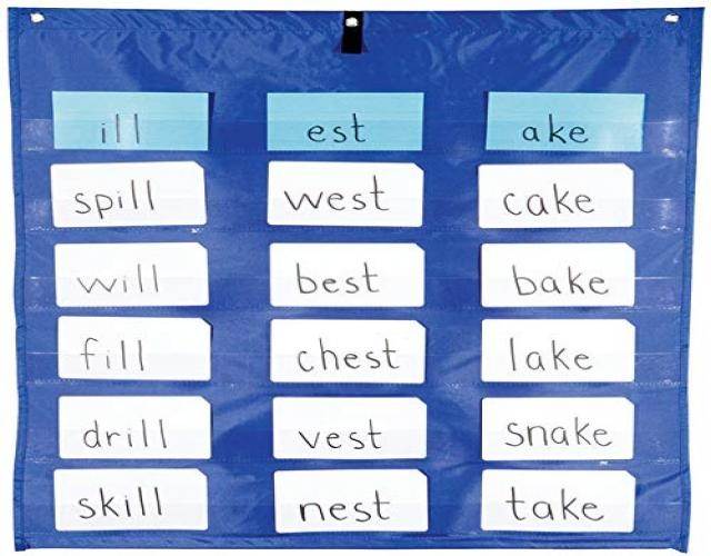 School Smart Mini Pocket Chart - 28 inch x 28 inch