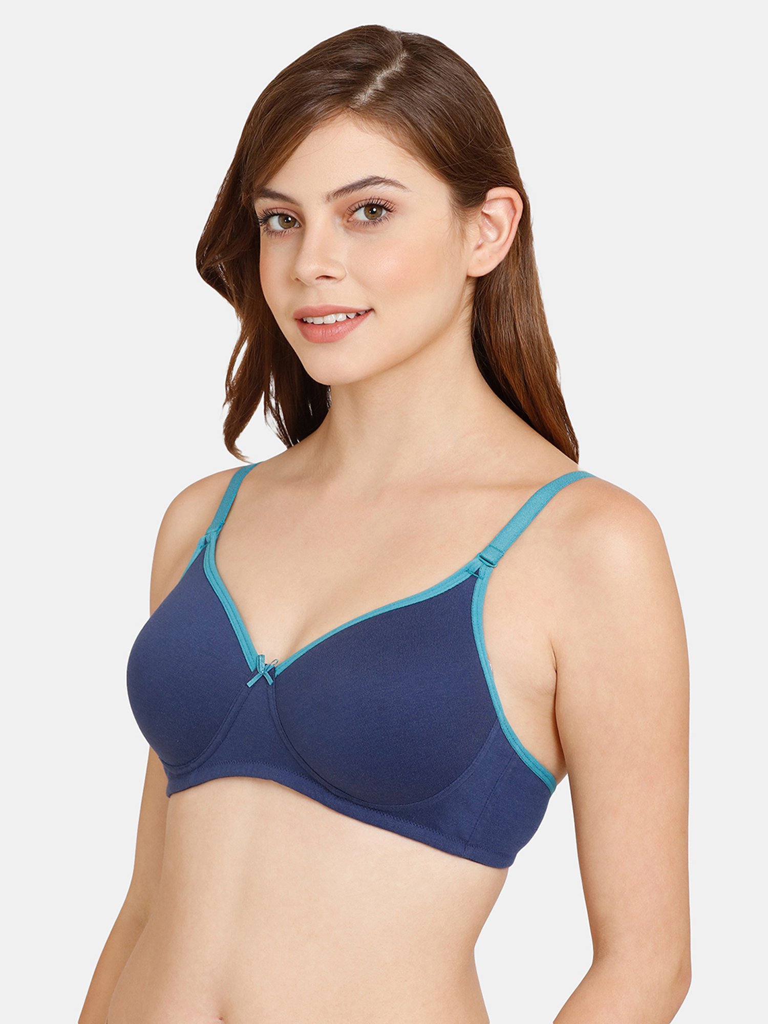 Rosaline by Zivame Blue Padded T-Shirt Bra