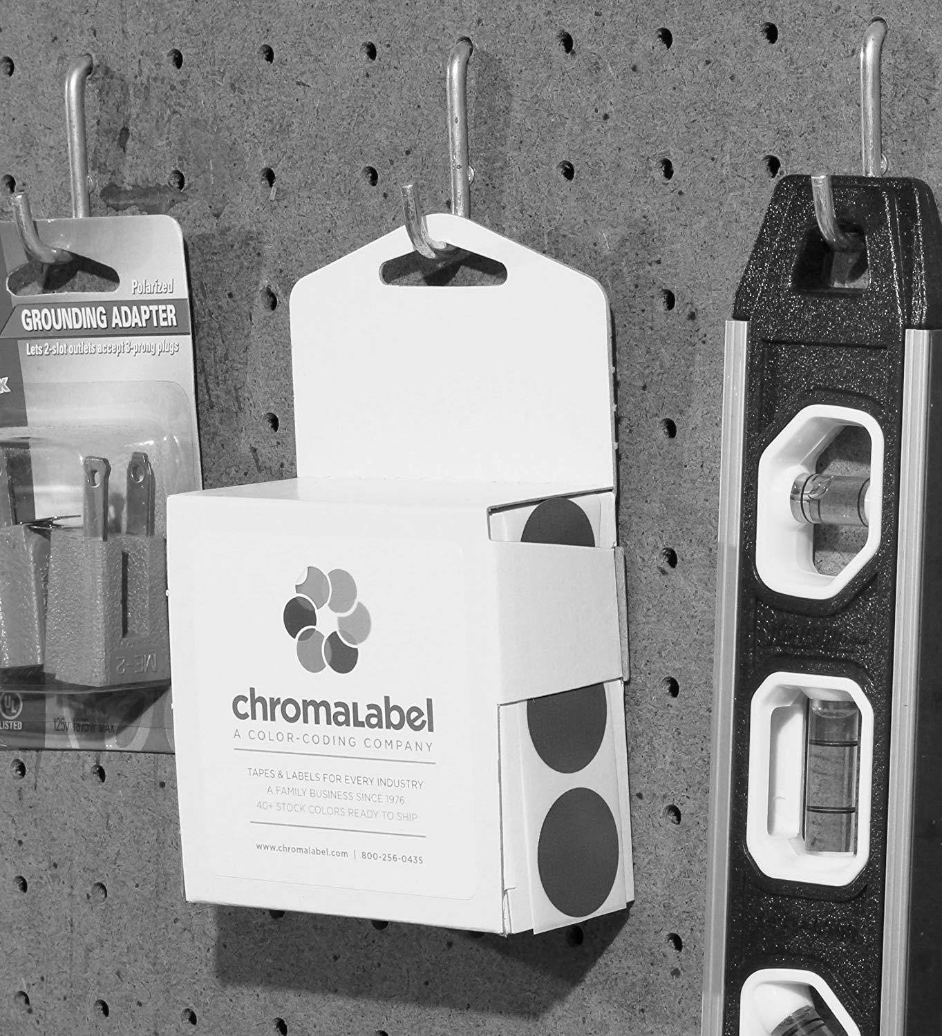 ChromaLabel 1 inch Color-Code Dot Labels | 1,000/Dispenser Box (Charteuse)