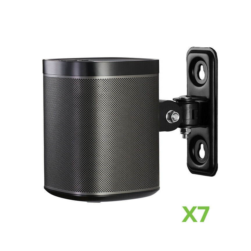SONOS Speaker Mount SONOS PLAY:1 Speaker Wall Bracket Tilt and Swivel 7 Pack Blk