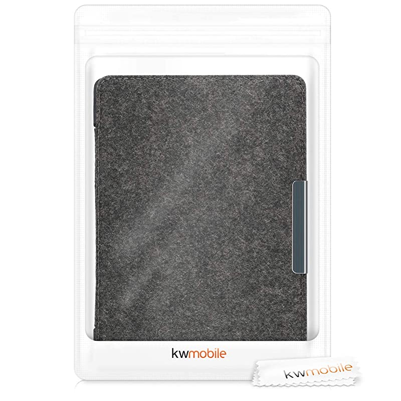 Case for Pocketbook Touch Lux 4Basic Lux 2Touch HD 3 Book Style Felt Fabric Protective eReader Cover Folio Case Dark Grey