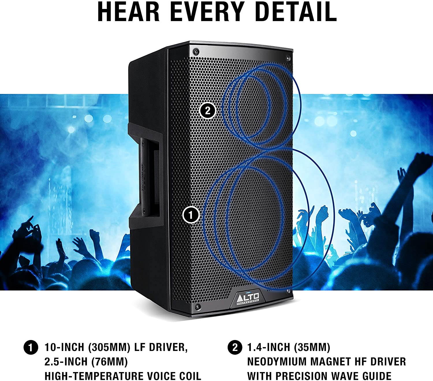 Alto TS310 10" 2-Way Powered Loudspeaker