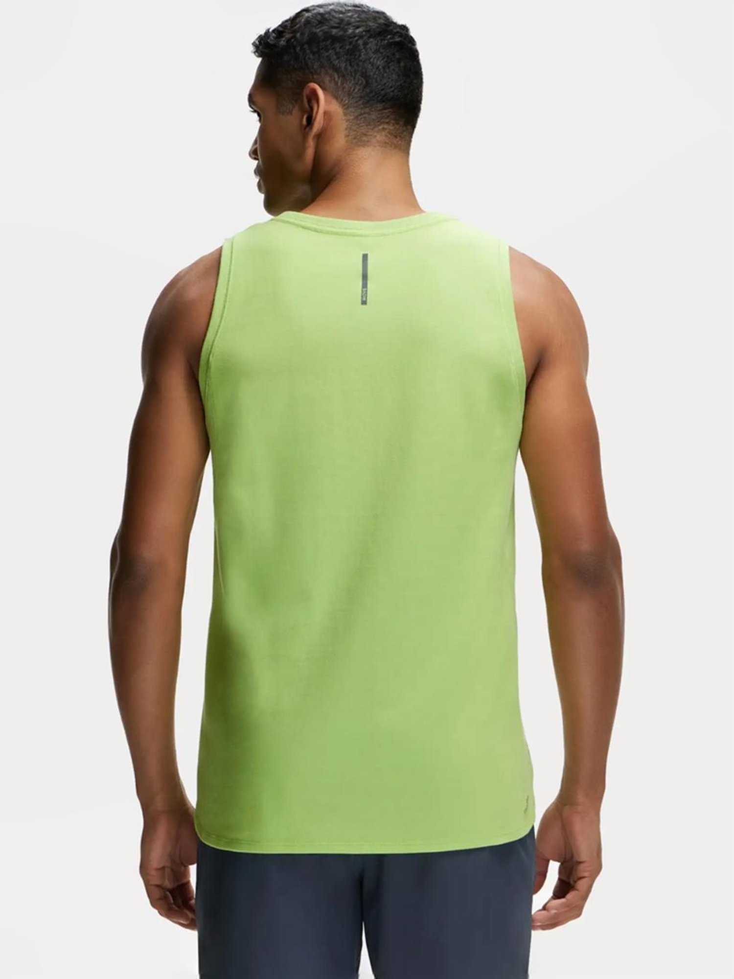 Jockey MV06 Men's Super Combed Cotton Blend Solid Low Neck Tank Top With Breathable Mesh