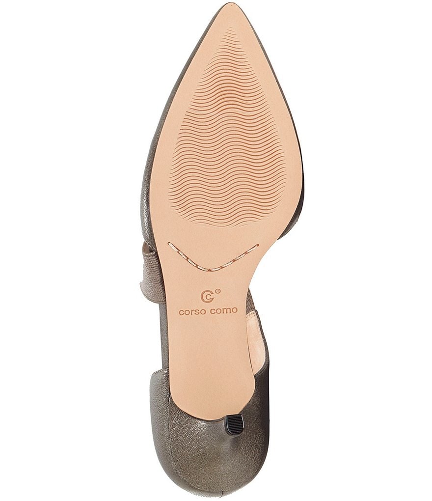 CC Corso Como Denice Leather Asymmetrical Pointed Toe Pumps
