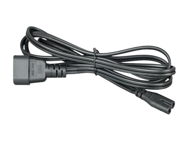 Nippon Labs Model 30POW-10W1-C14C7-06 6 ft. 18 AWG C14 To C7, SPT-2,10A, IEC-60320-C14 to IEC-60320-C7 Black Power Adapter Cable