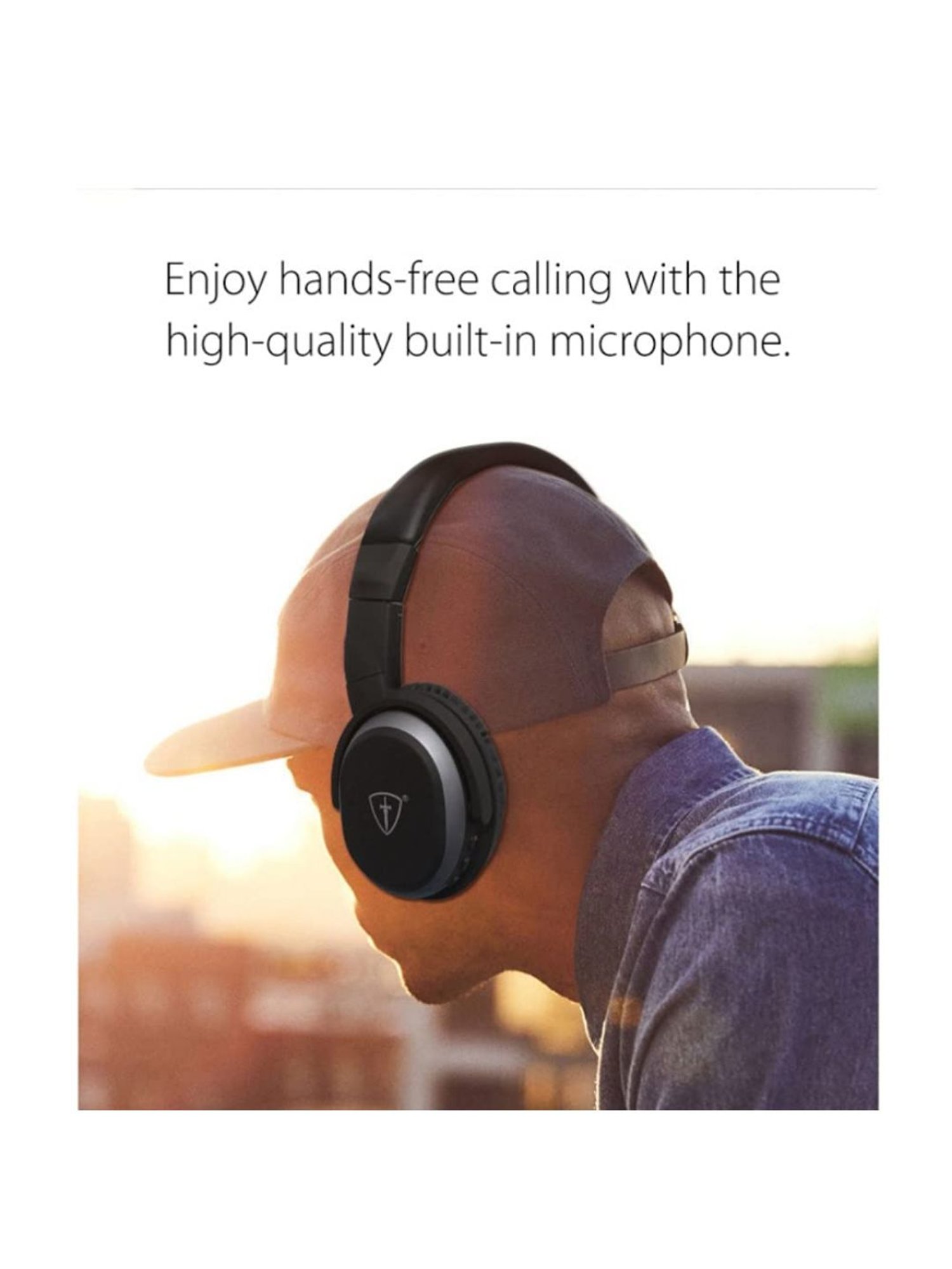Major IV On Ear Wireless Bluetooth Headphone with Microphone (Black, True Wireless)