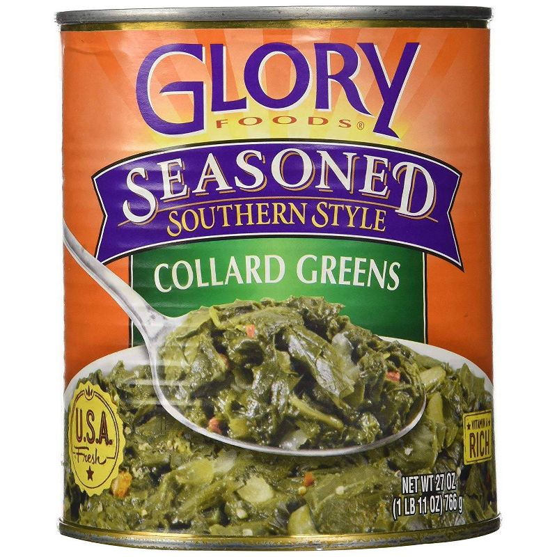 Glory Foods Seasoned Southern Style Collard Greens 27oz