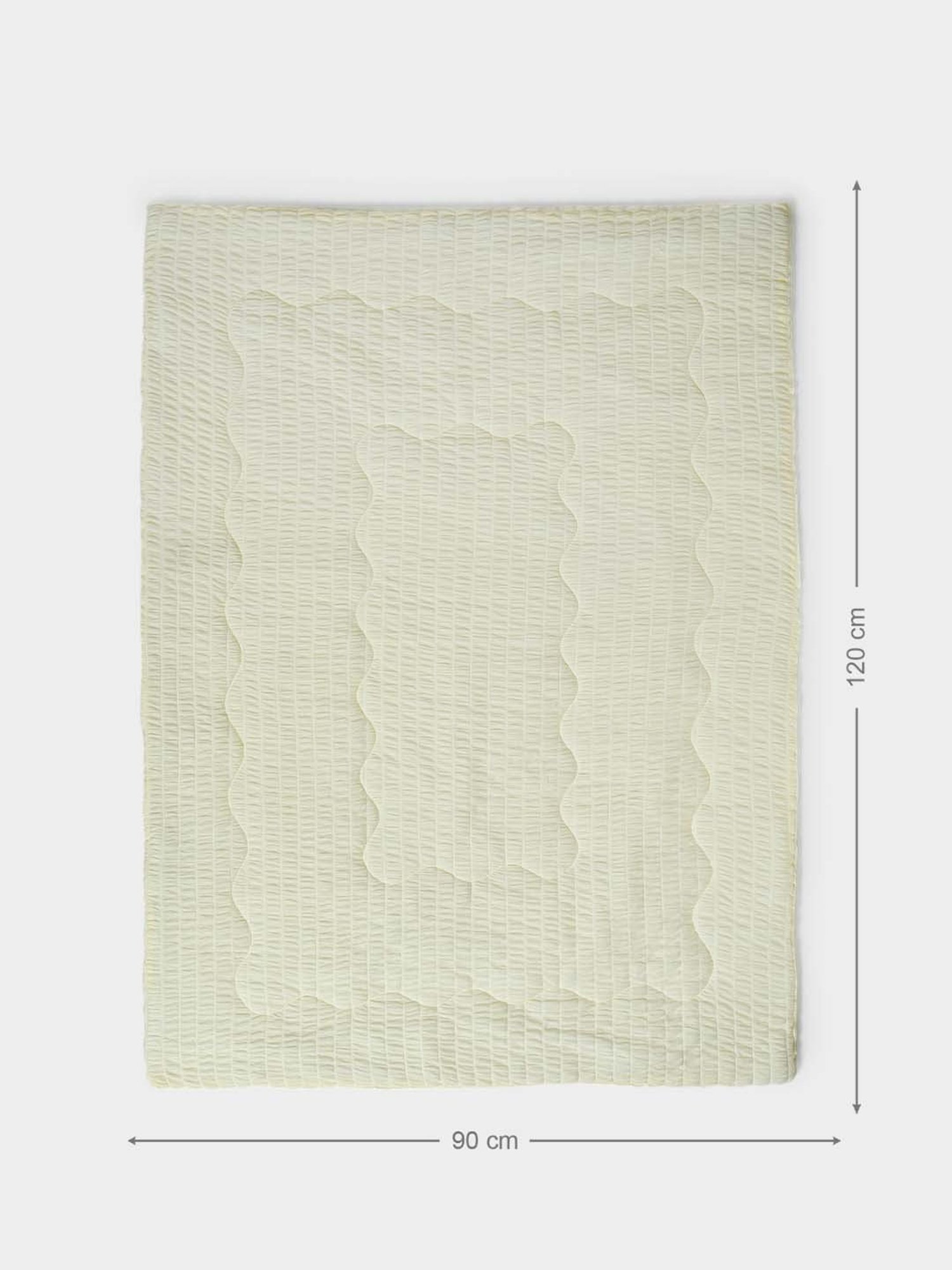 MiArcus Ecru Nylon Blend 60 TC Solid Cooling Blanket For Kids