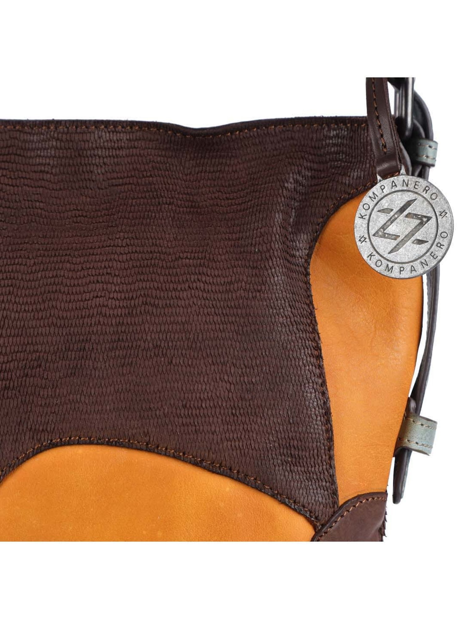 KOMPANERO Multicolor Textured Large Shoulder Bag