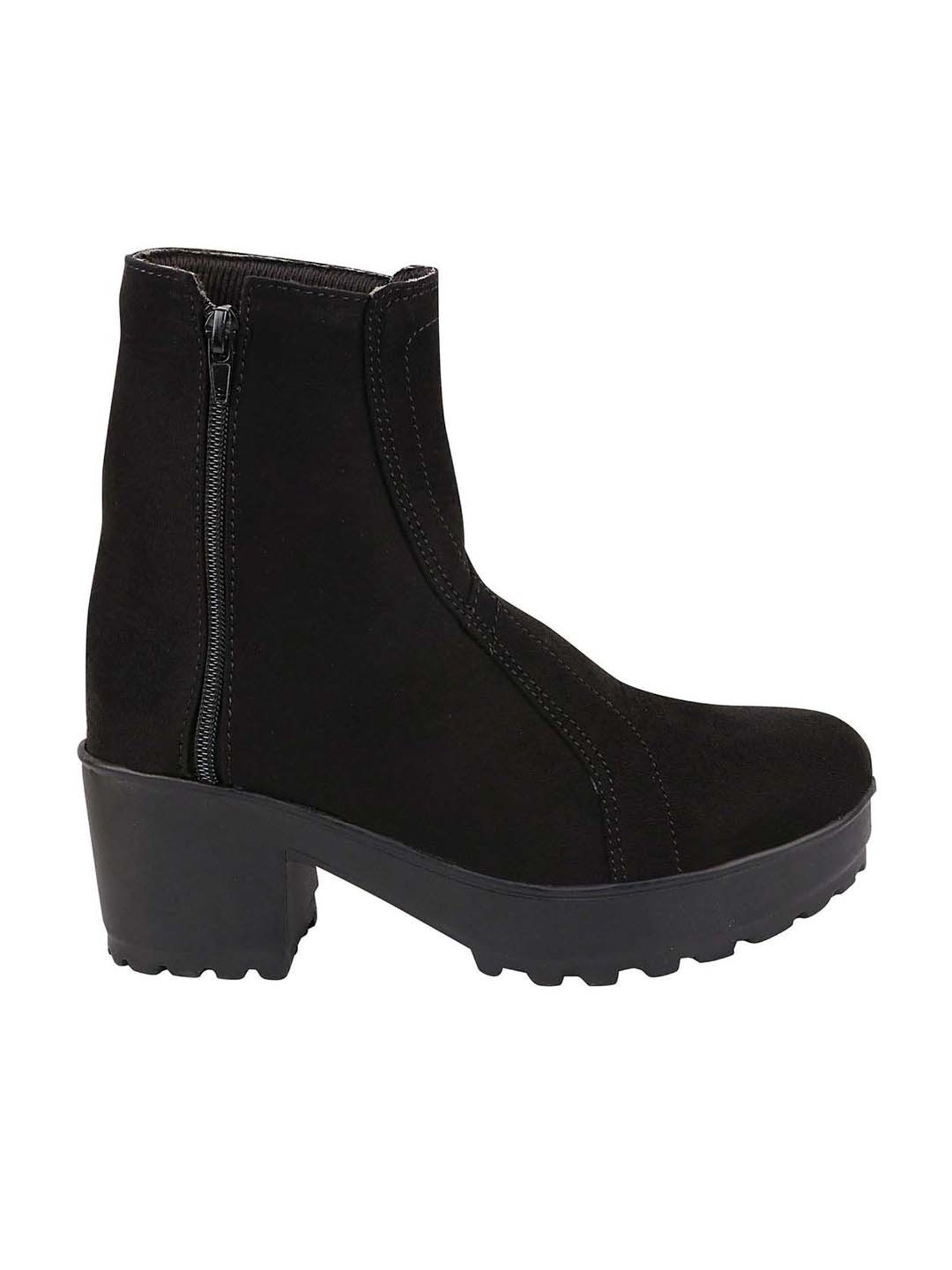 Shoetopia Kids Black Casual Boots