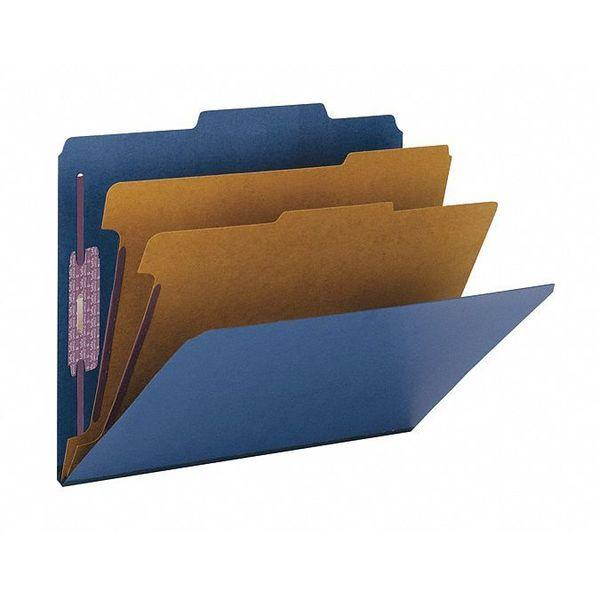 Smead Manufacturing Company SMD14032 Classification Folders- 2 Dividers- Letter- Dark Blue