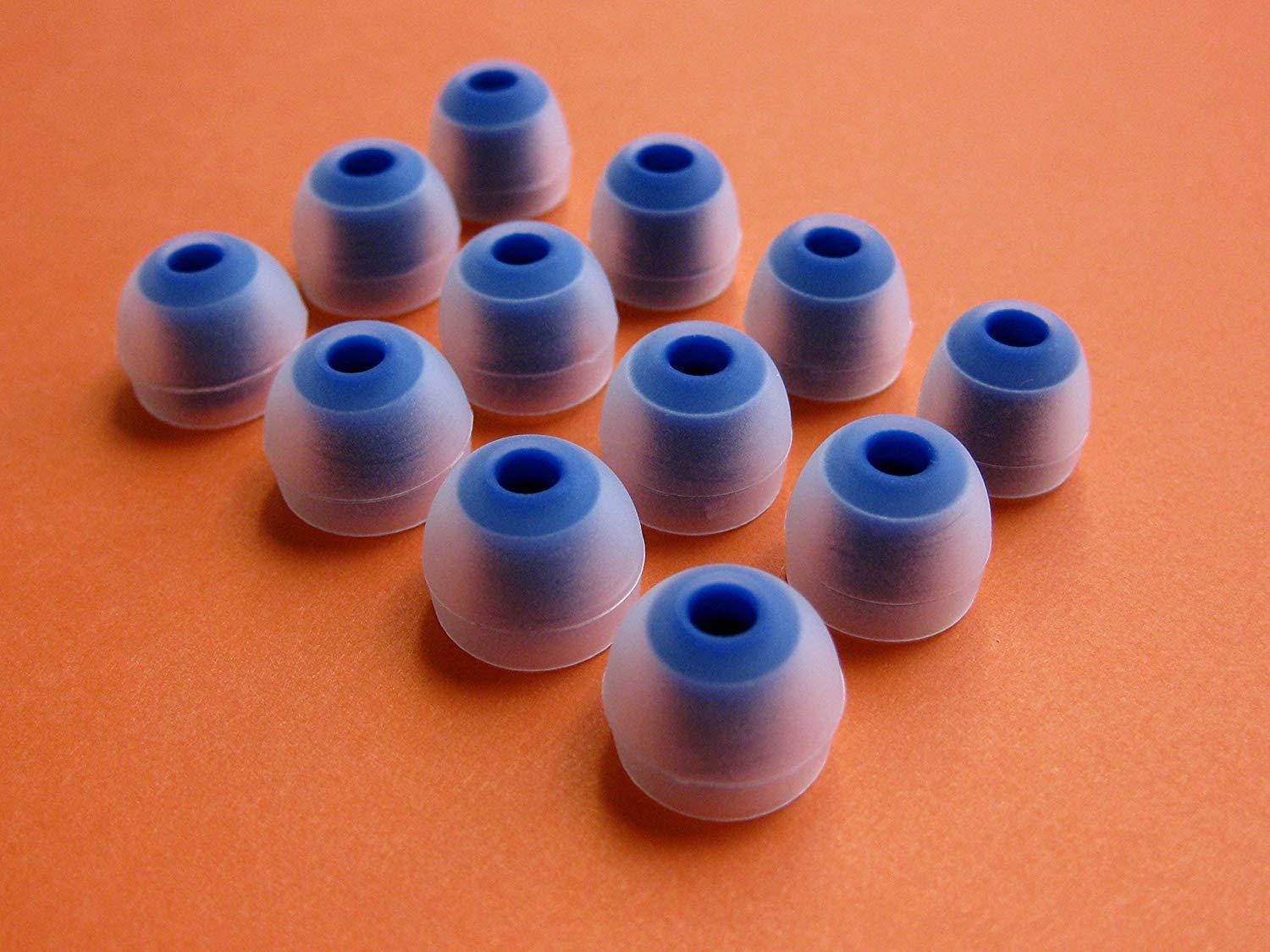 12pcs (CL-BL)- S/M/L Replacement Set Earbuds Eartips for Jaybird Freedom F5, Jaybird X3 and Jaybird Run Wireless Bluetooth In Ear Earphones/Headphones