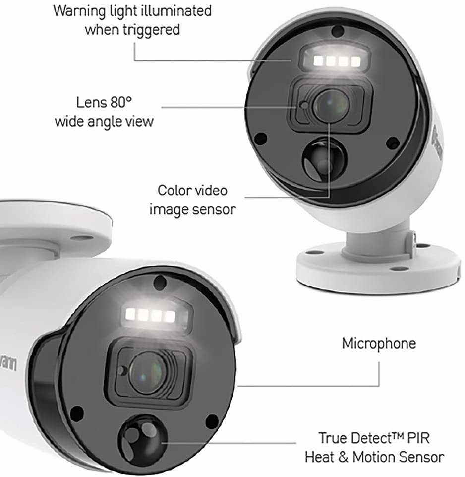 Swann Security Camera System CCTV, 10 Camera 16 Channels POE NVR Master 4K Upscale Video Wired Surveillance, Indoor Outdoor, Night Vision, Heat Motion Detection, SWNVK-1676810 (SONVK-1676810-US)