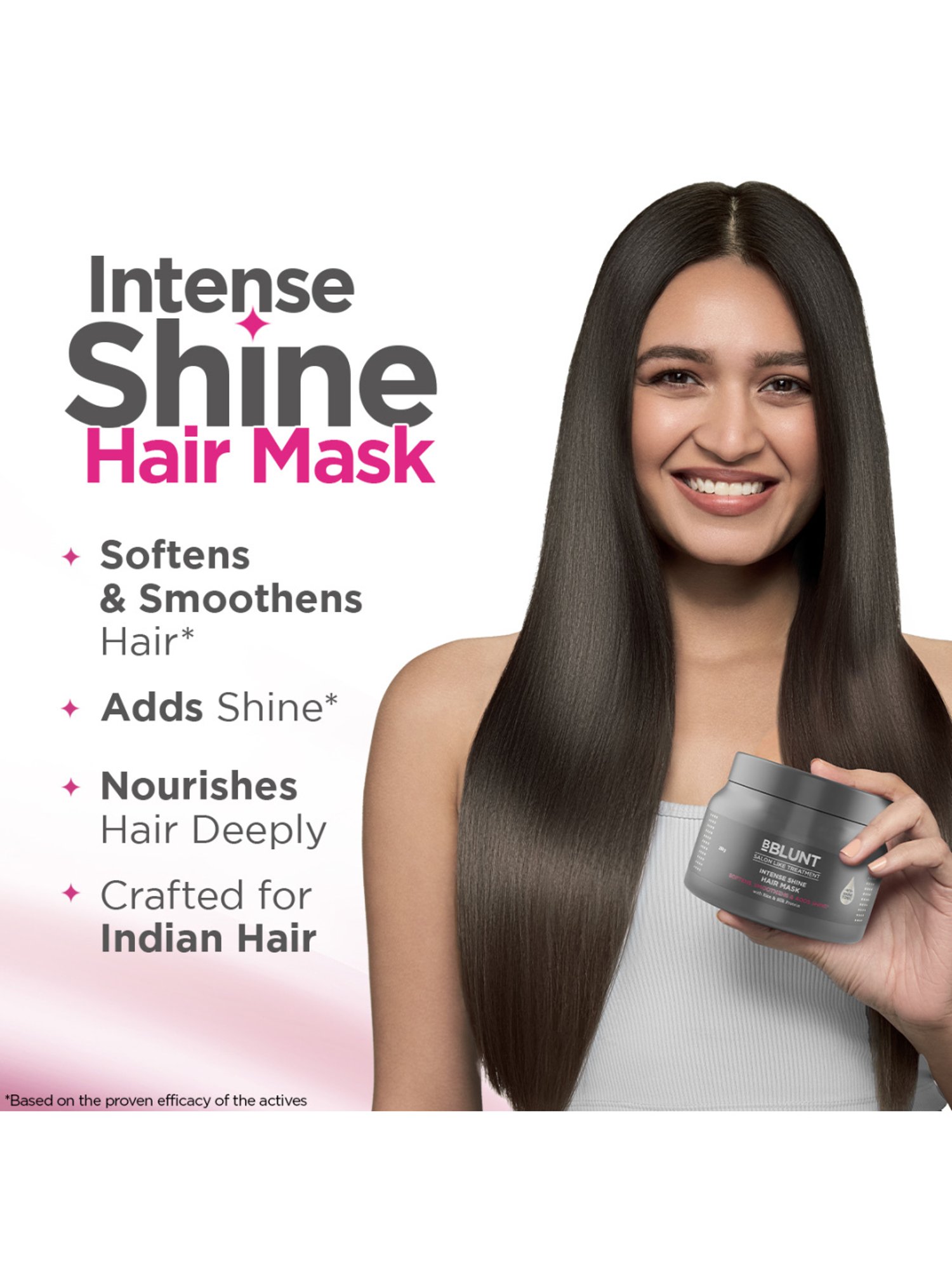 BBlunt Intense Shine Hair Mask - 250 gm