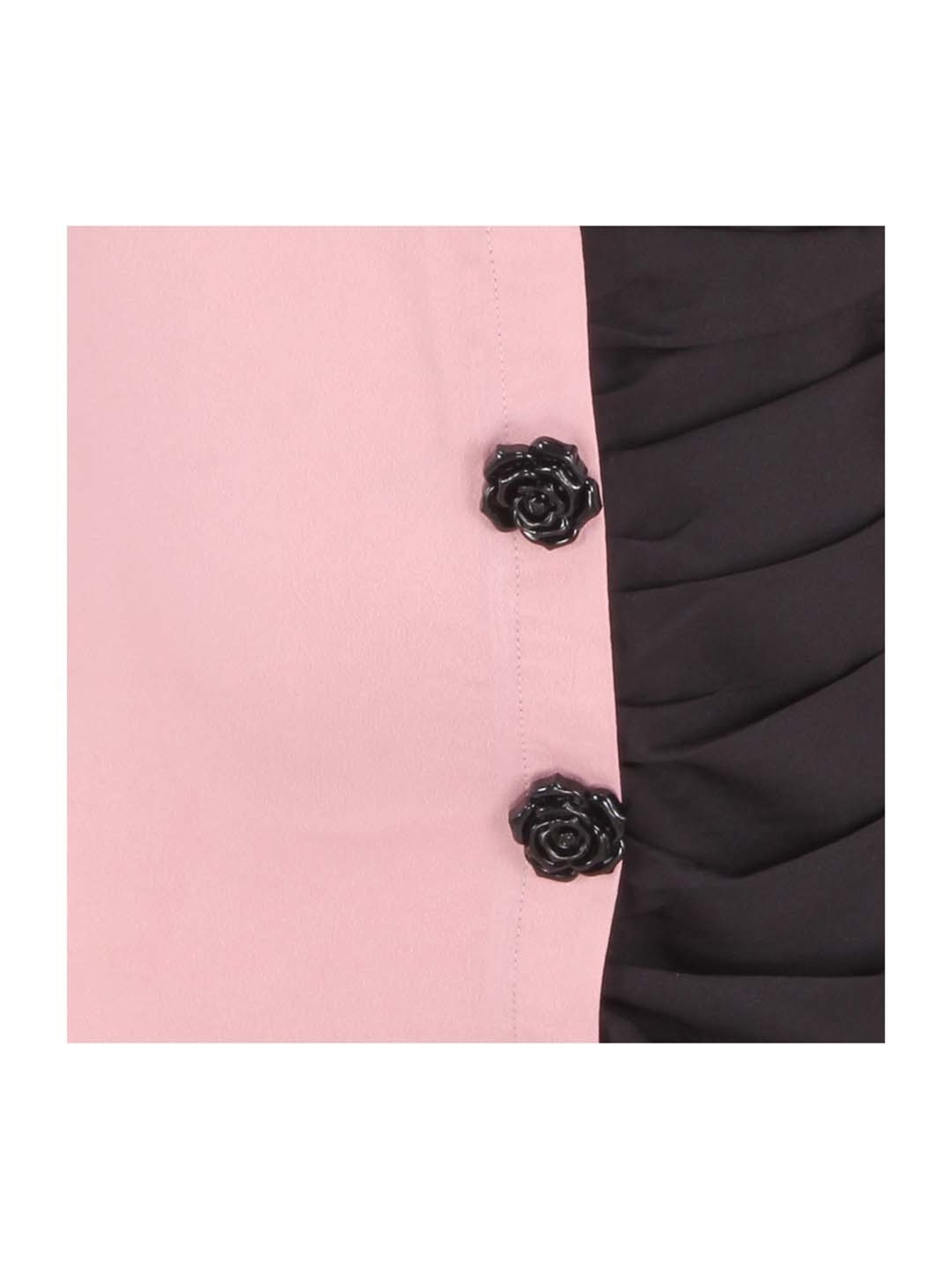 Cutecumber Kids Black & Pink Color Block Dress