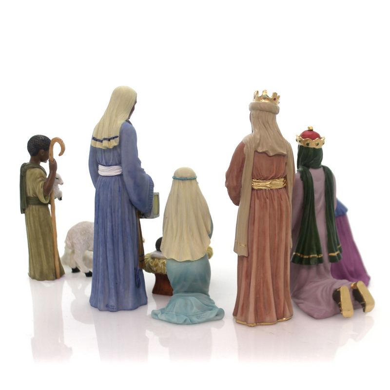 Black Art 6.0" Nativity Set Mary Jesus Holy Kings  -  Decorative Figurines