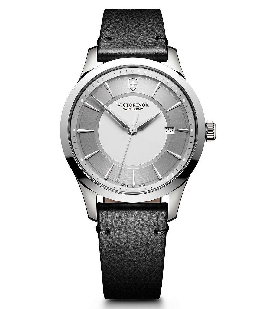 Victorinox Swiss Army Alliance Leather Strap Watch