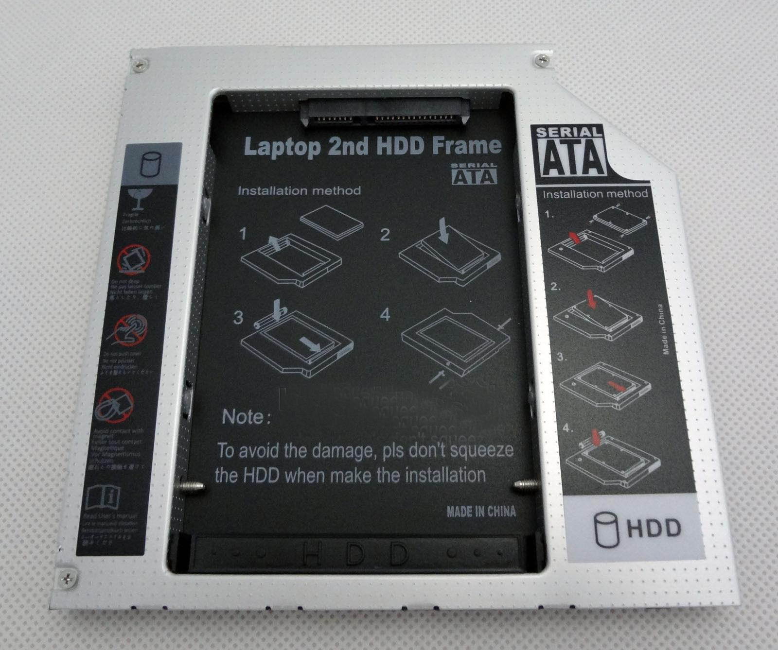 SATA 2nd Hard Drive HDD SSD Caddy For MSI GE60 GE70 GP60 GP70 GT60 GT70