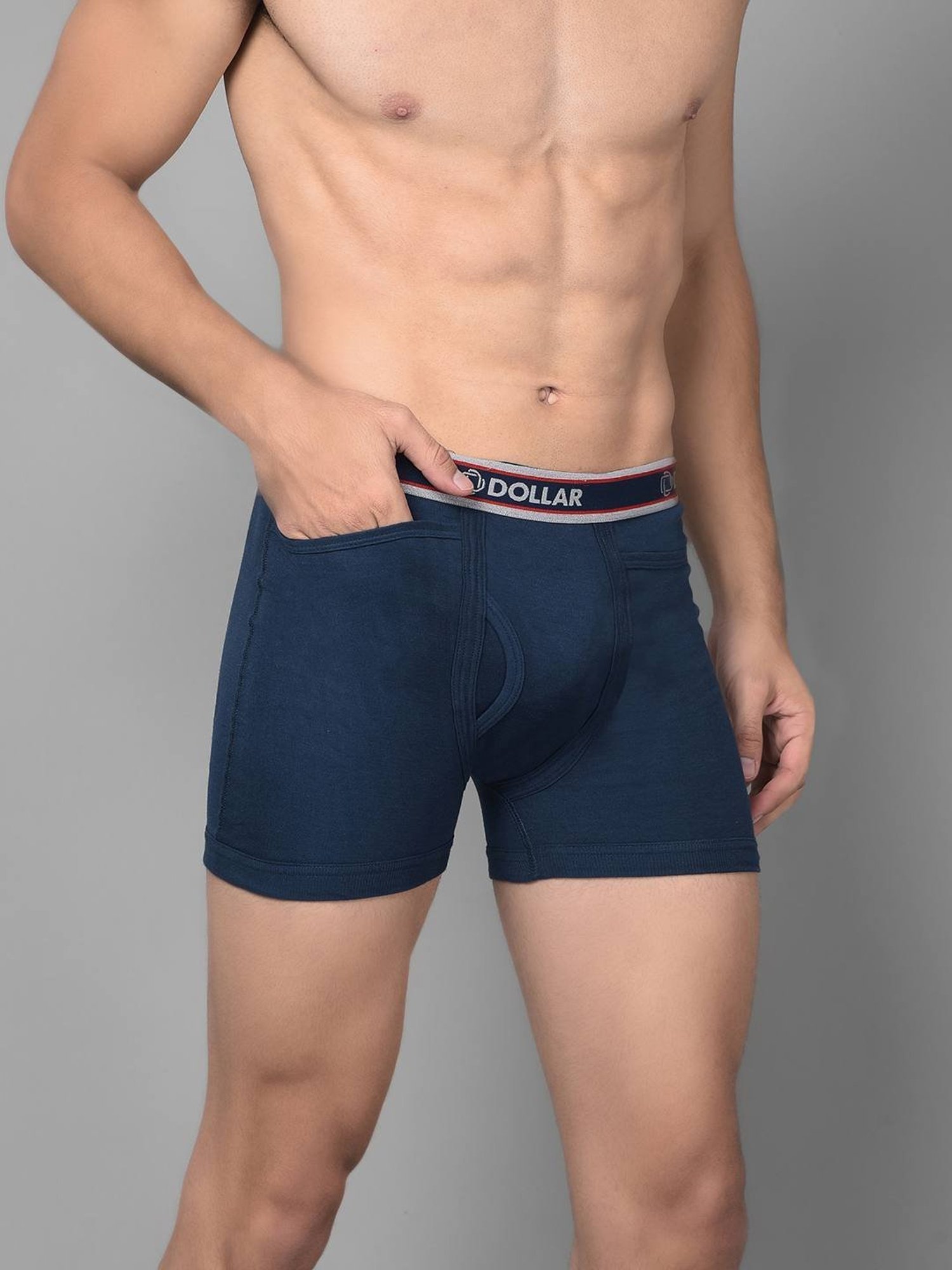 Dollar Bigboss Assorted Cotton Regular Fit Trunks - Pack Of 2