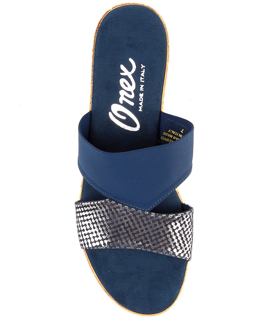 Onex Izabel Cork Wedge Slides