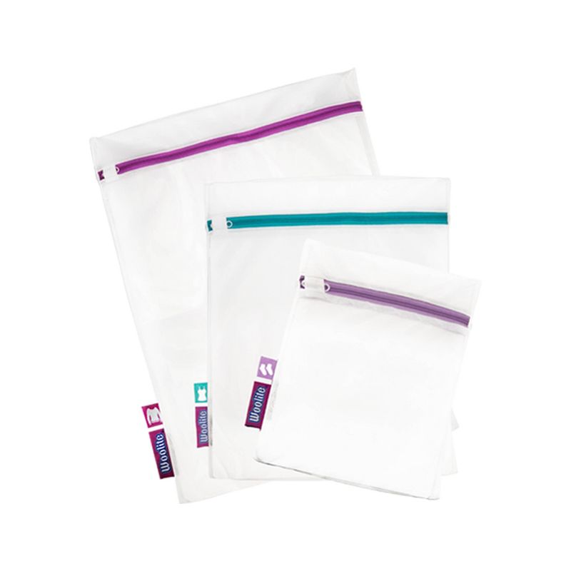 Woolite 3pc Sanitized Treated Mesh Wash Bag